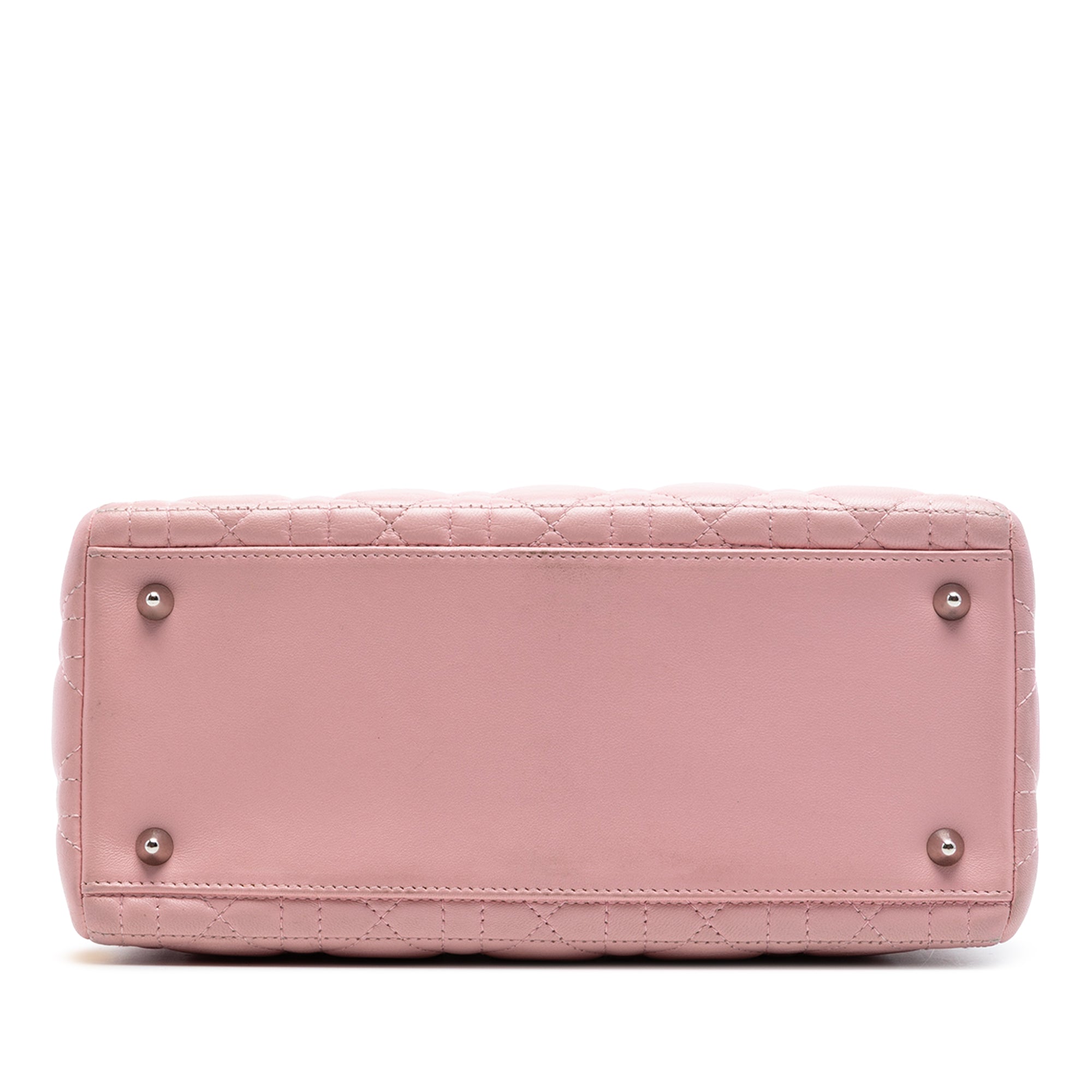 Medium Lambskin Cannage Lady Dior - Image 3