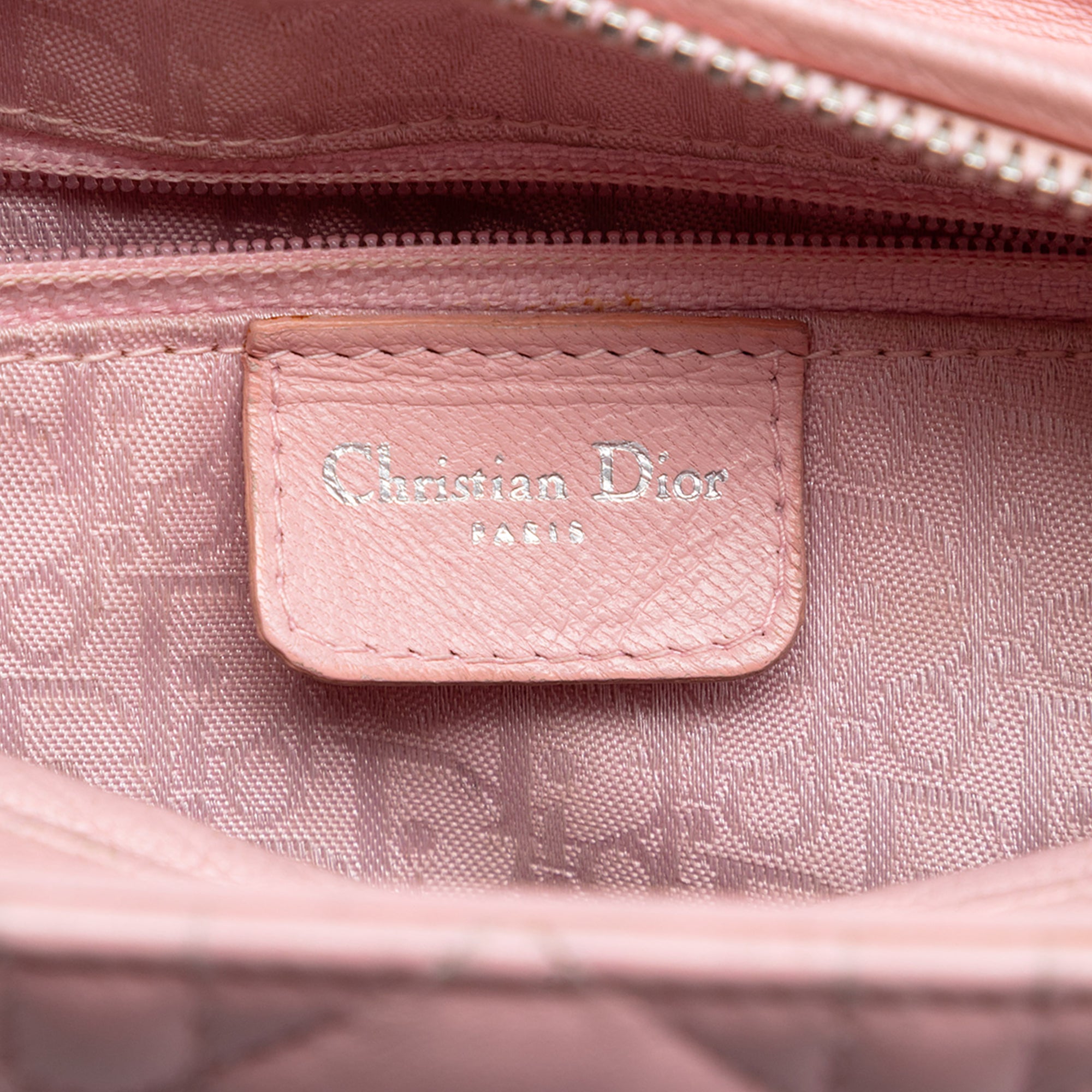 Medium Lambskin Cannage Lady Dior - Image 5