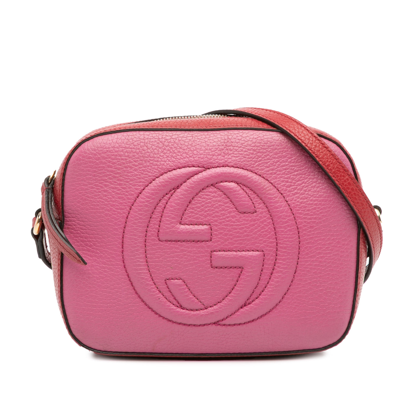 Small Bicolor Leather Soho Disco Crossbody - Image 1
