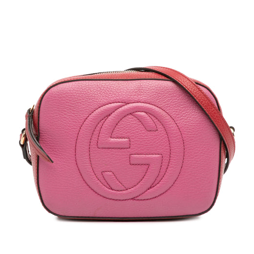 Small Bicolor Leather Soho Disco Crossbody - Image 1