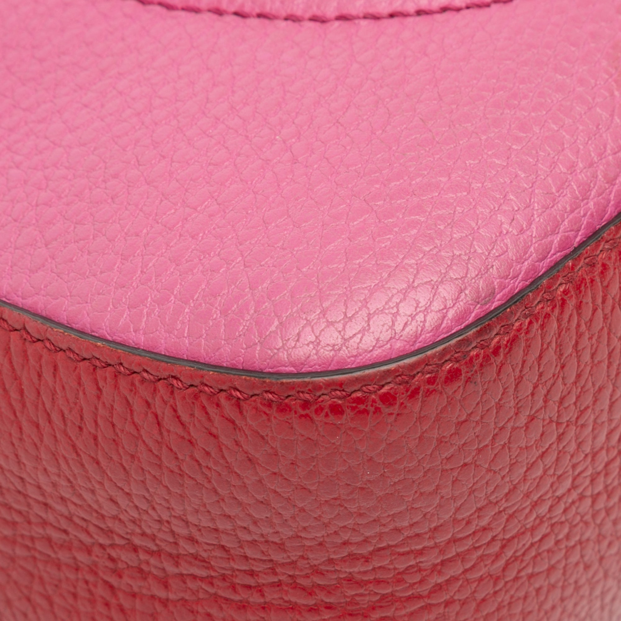 Small Bicolor Leather Soho Disco Crossbody - Image 8