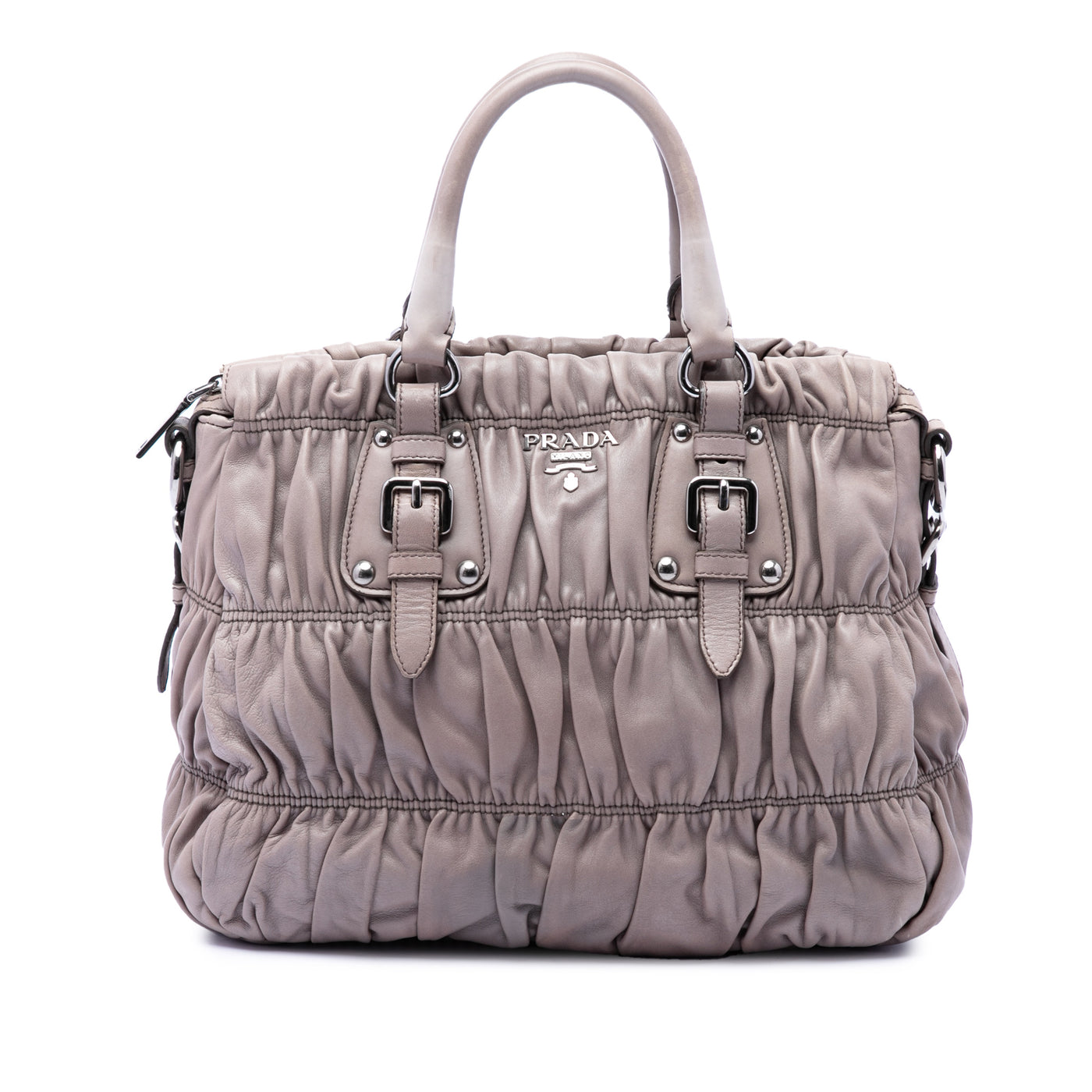 Nappa Gaufre Satchel - Image 1