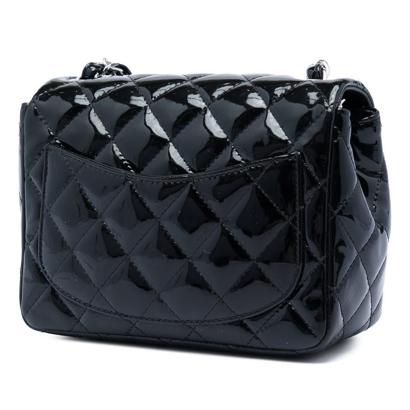 Mini Square Classic Patent Single Flap - Image 2