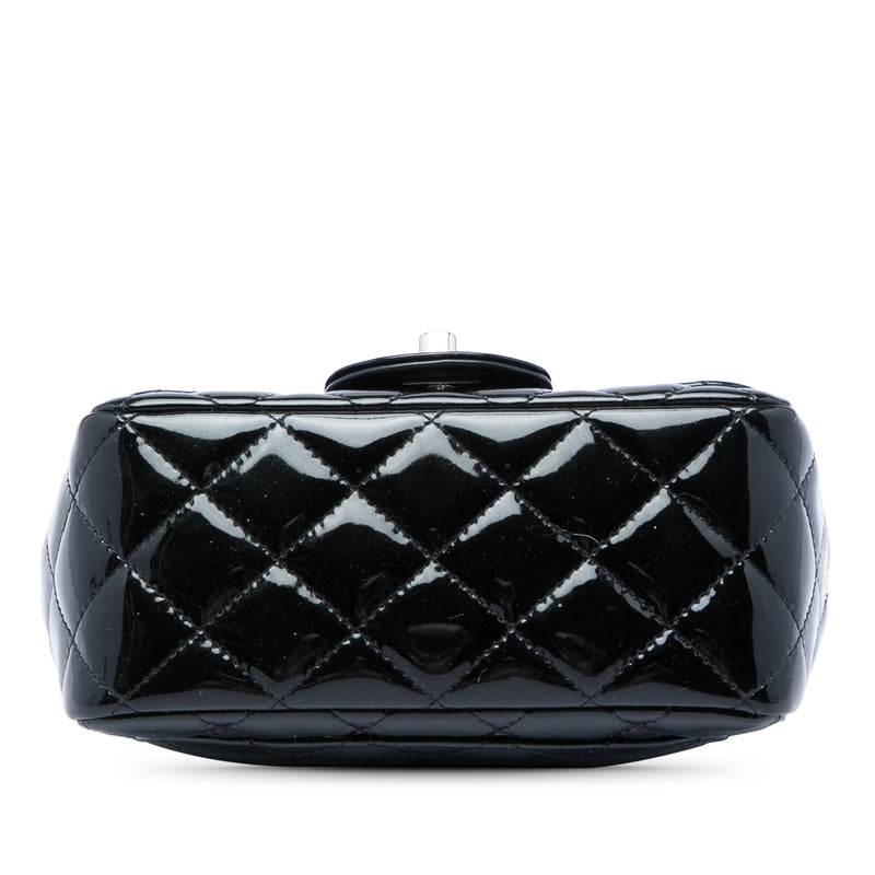 Mini Square Classic Patent Single Flap - Image 3
