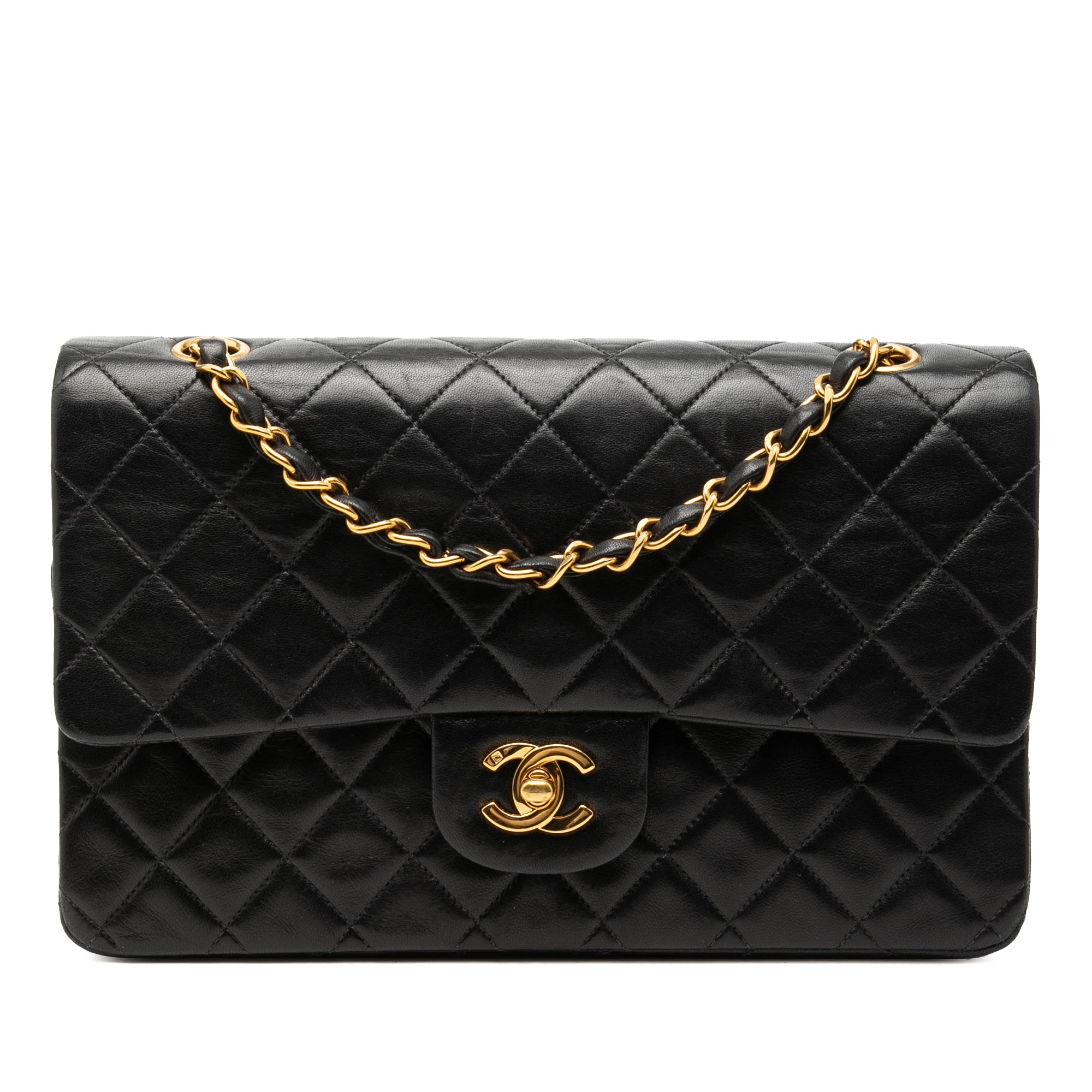 Medium Classic Lambskin Double Flap - Image 1