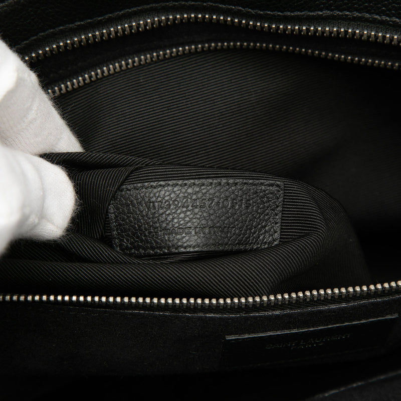 Medium Grained Calfskin Cabas Rive Gauche Satchel - Image 6