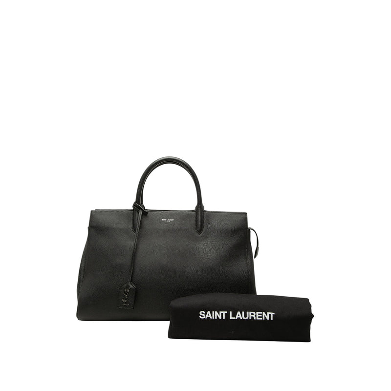 Medium Grained Calfskin Cabas Rive Gauche Satchel - Image 8