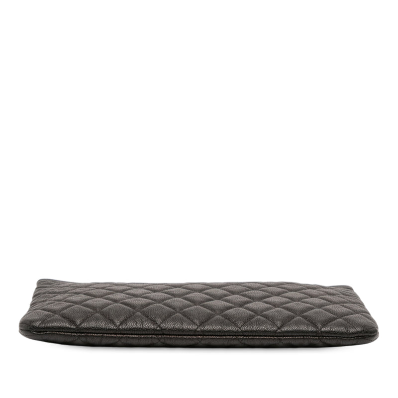 Medium Quilted Caviar Boy O Case Clutch - Image 3