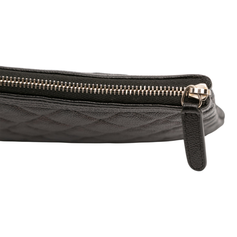Medium Quilted Caviar Boy O Case Clutch - Image 7