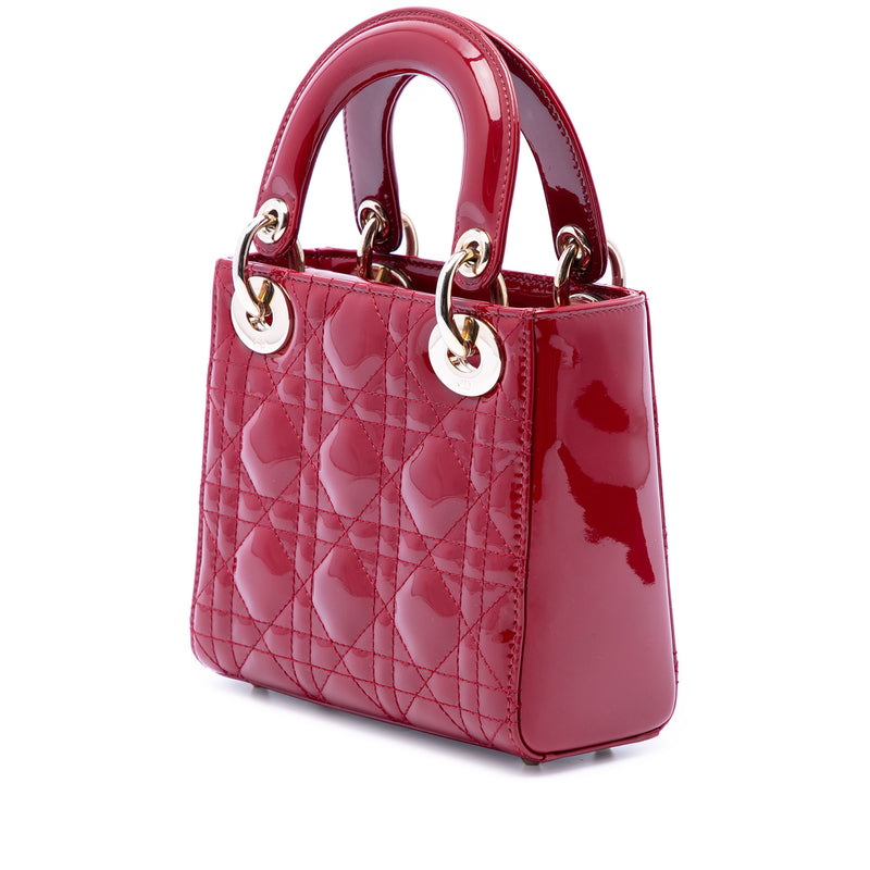 Mini Patent Cannage Lady Dior - Image 2