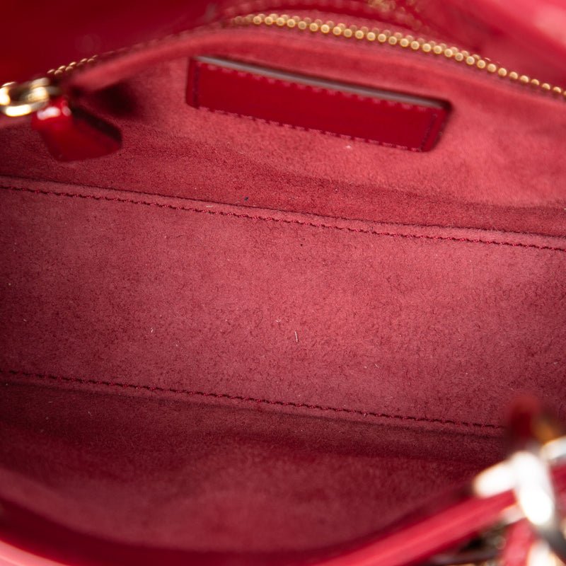 Mini Patent Cannage Lady Dior - Image 4