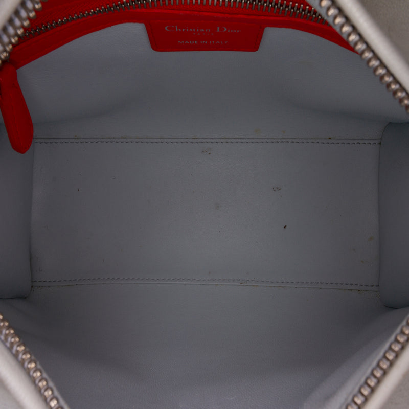 Medium Tricolor Lambskin Cannage Lady Dior - Image 4