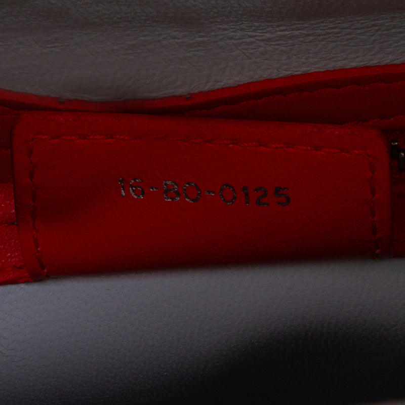 Medium Tricolor Lambskin Cannage Lady Dior - Image 5