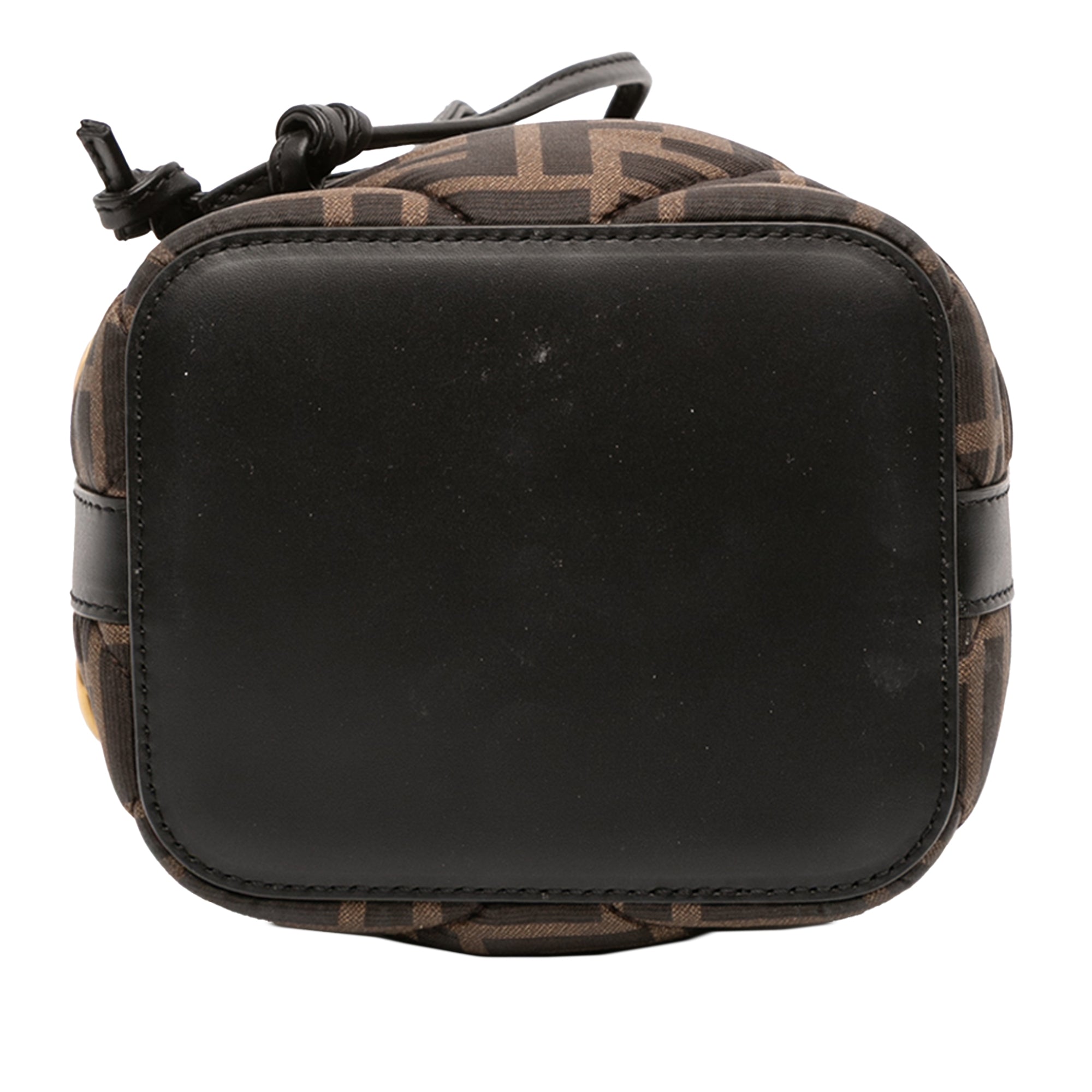 Mini Quilted Silk FF 1974 Mon Tresor Bucket Bag - Image 3