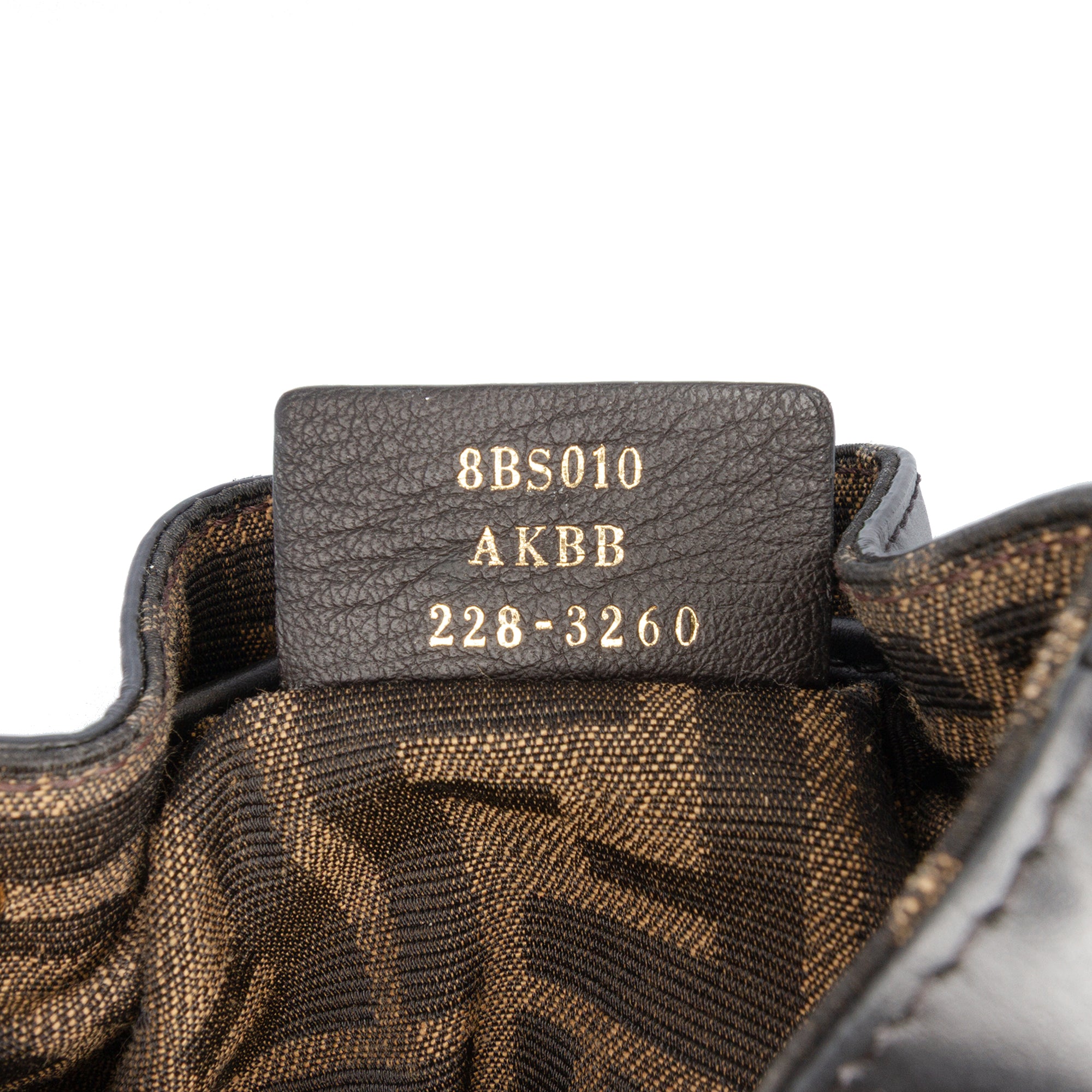 Mini Quilted Silk FF 1974 Mon Tresor Bucket Bag - Image 6