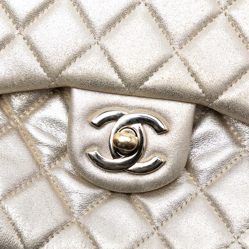Small Metallic Lambskin In Seoul Backpack - Image 5
