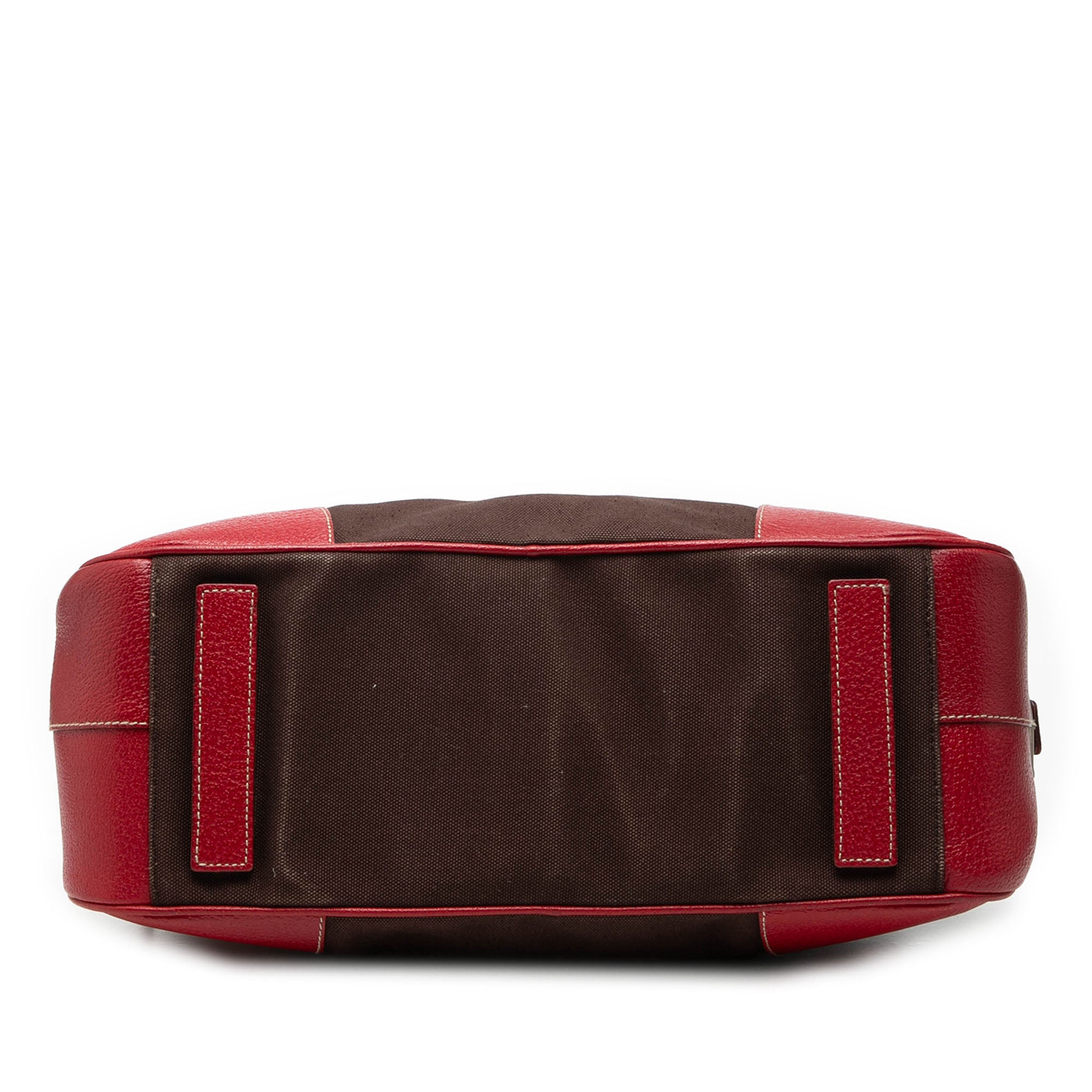 Cinghiale Trimmed Canvas Canapa Bauletto Bag - Image 3
