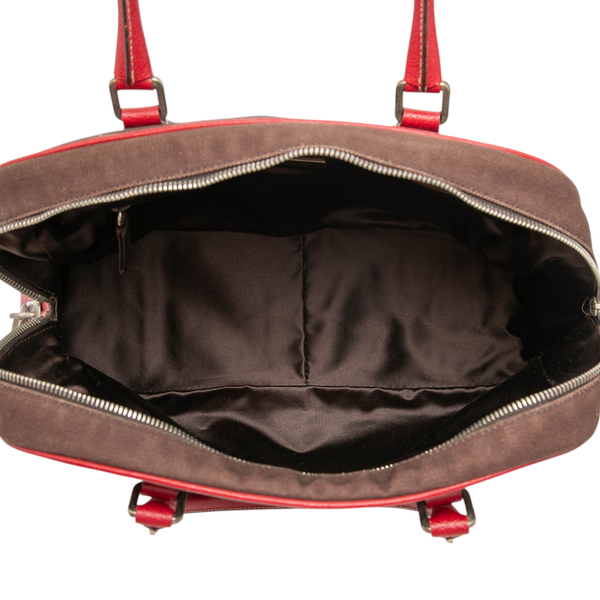 Cinghiale Trimmed Canvas Canapa Bauletto Bag - Image 4