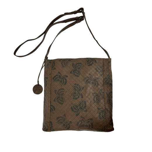 Leather Intrecciomirage Butterfly Crossbody - Image 1