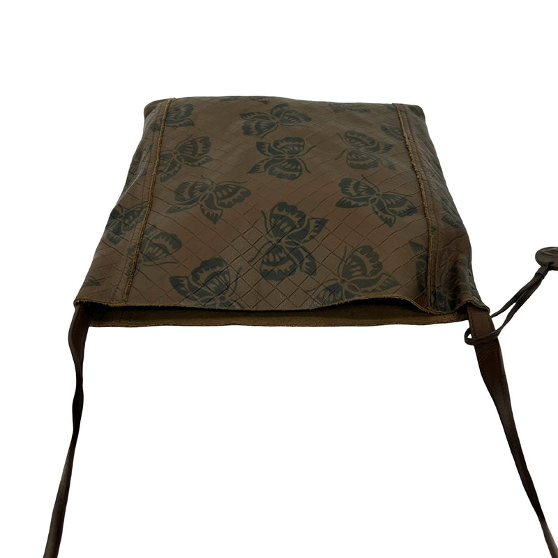 Leather Intrecciomirage Butterfly Crossbody - Image 8