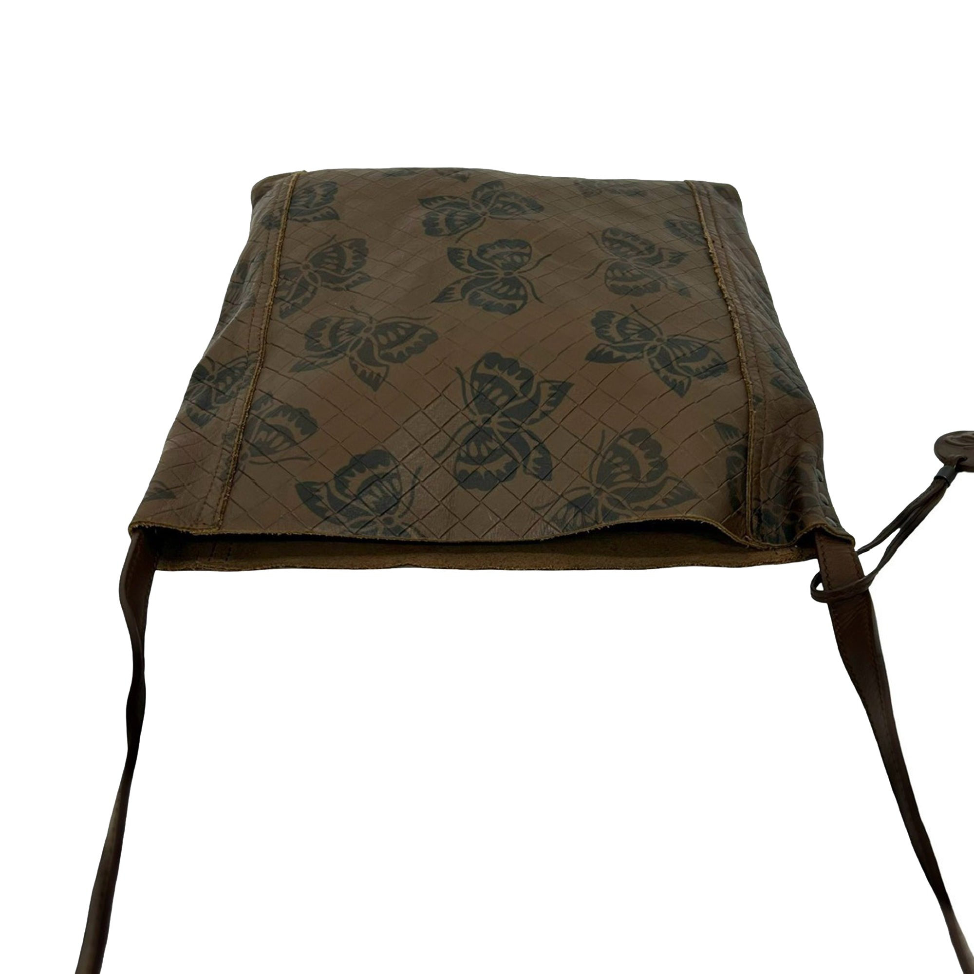 Leather Intrecciomirage Butterfly Crossbody - Image 8