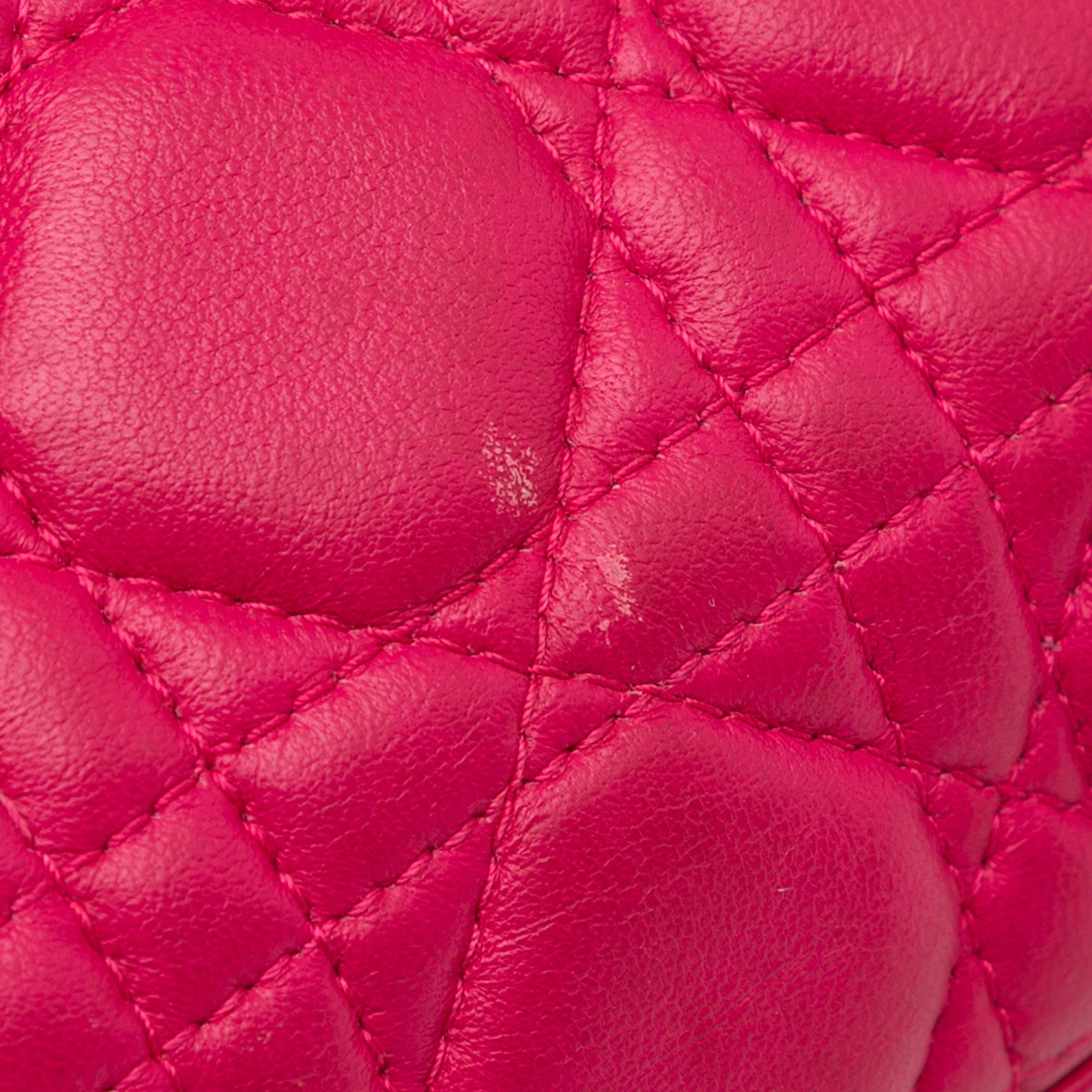 Medium Lambskin Cannage Lady Dior - Image 10