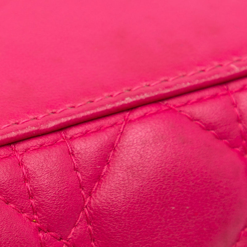 Medium Lambskin Cannage Lady Dior - Image 13