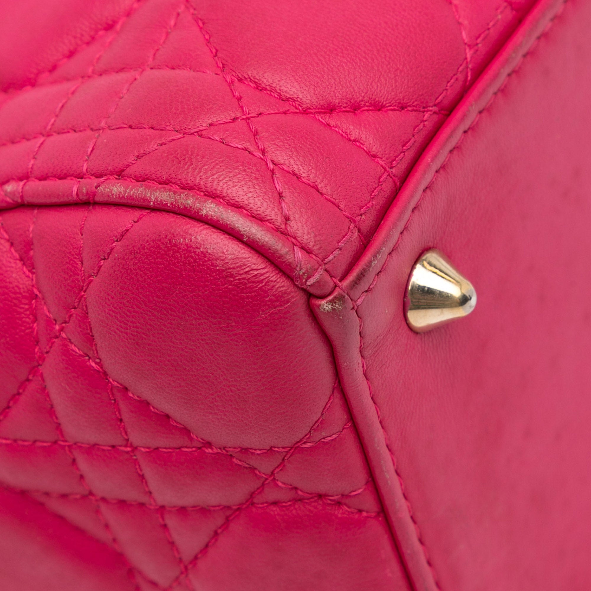 Medium Lambskin Cannage Lady Dior - Image 14