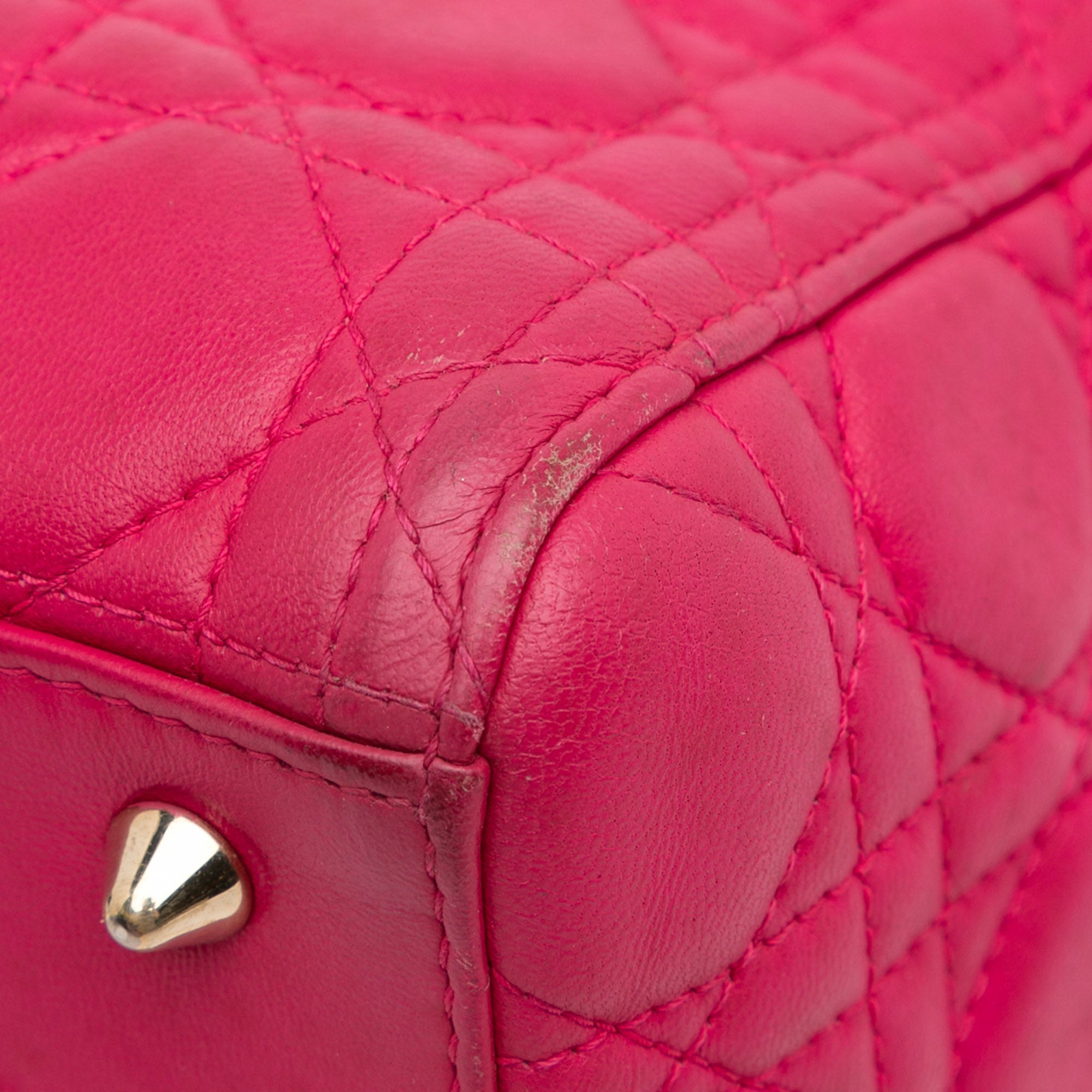 Medium Lambskin Cannage Lady Dior - Image 15