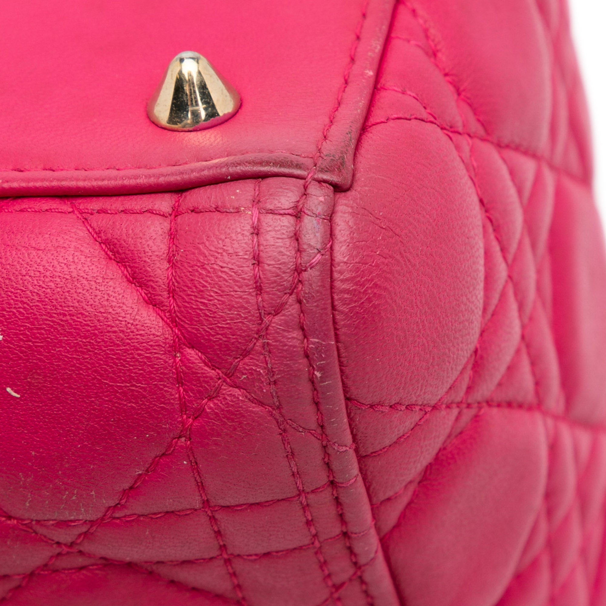 Medium Lambskin Cannage Lady Dior - Image 16