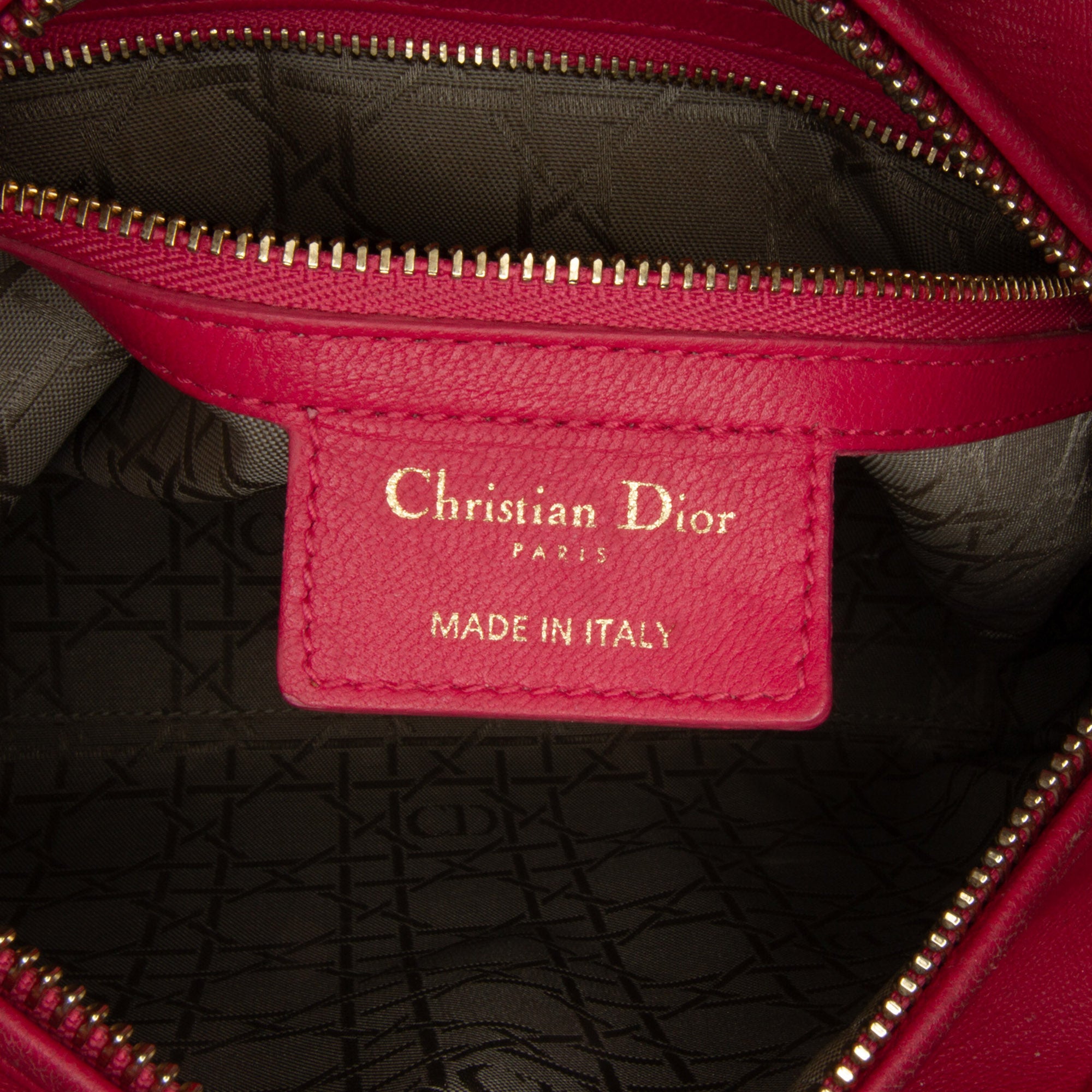 Medium Lambskin Cannage Lady Dior - Image 7