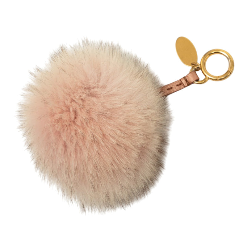 Fox Fur Pompom Selleria Bag Charm - Image 2
