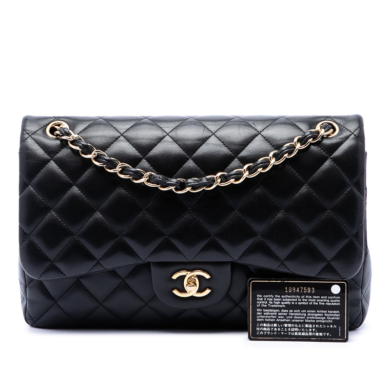 Jumbo Classic Lambskin Double Flap - Image 7
