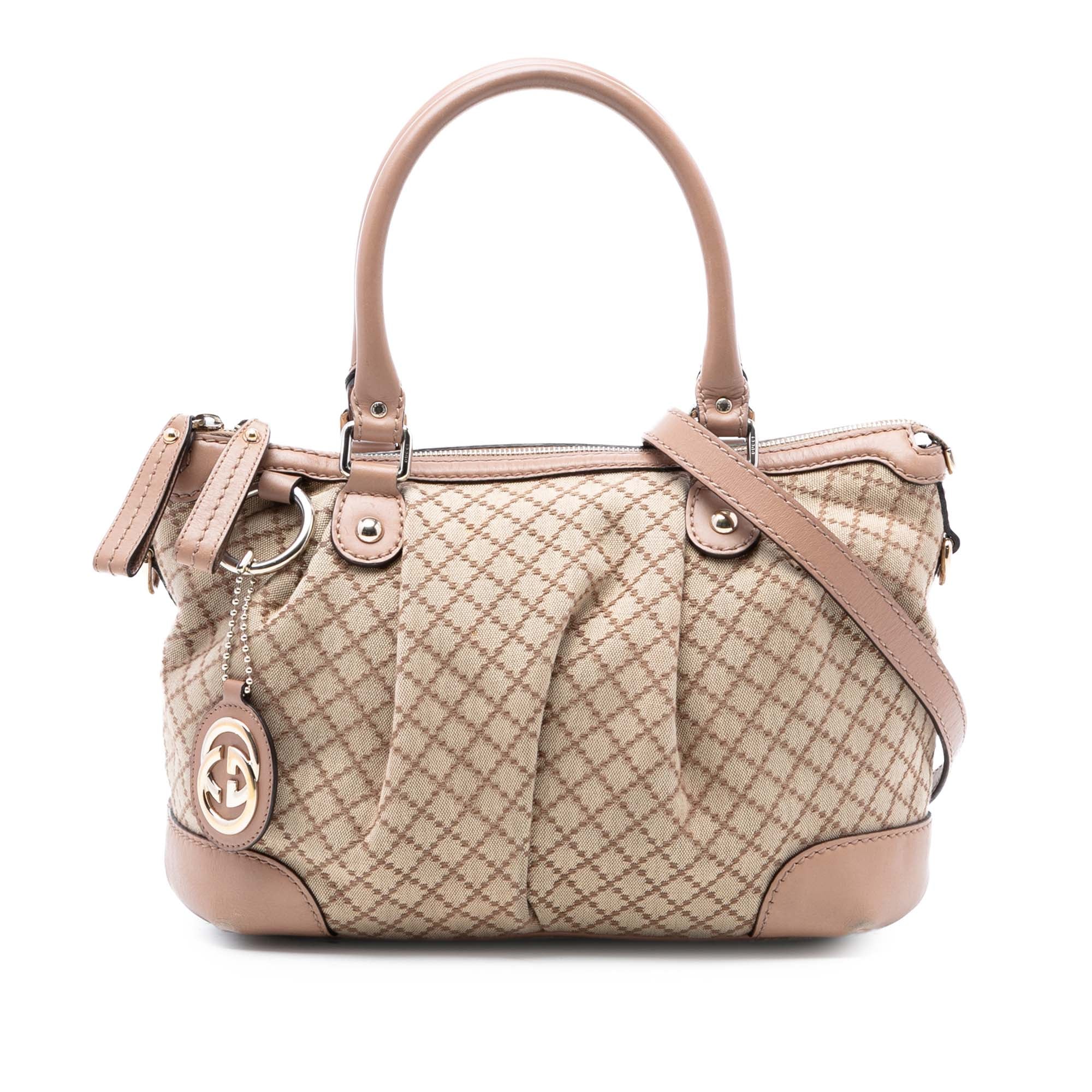 Diamante Canvas Sukey Satchel - Image 1