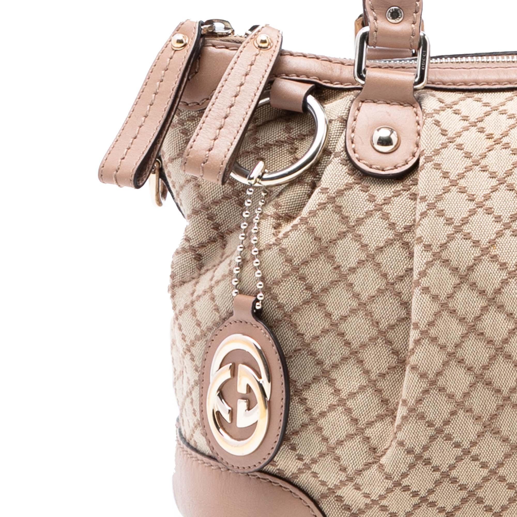 Diamante Canvas Sukey Satchel - Image 7