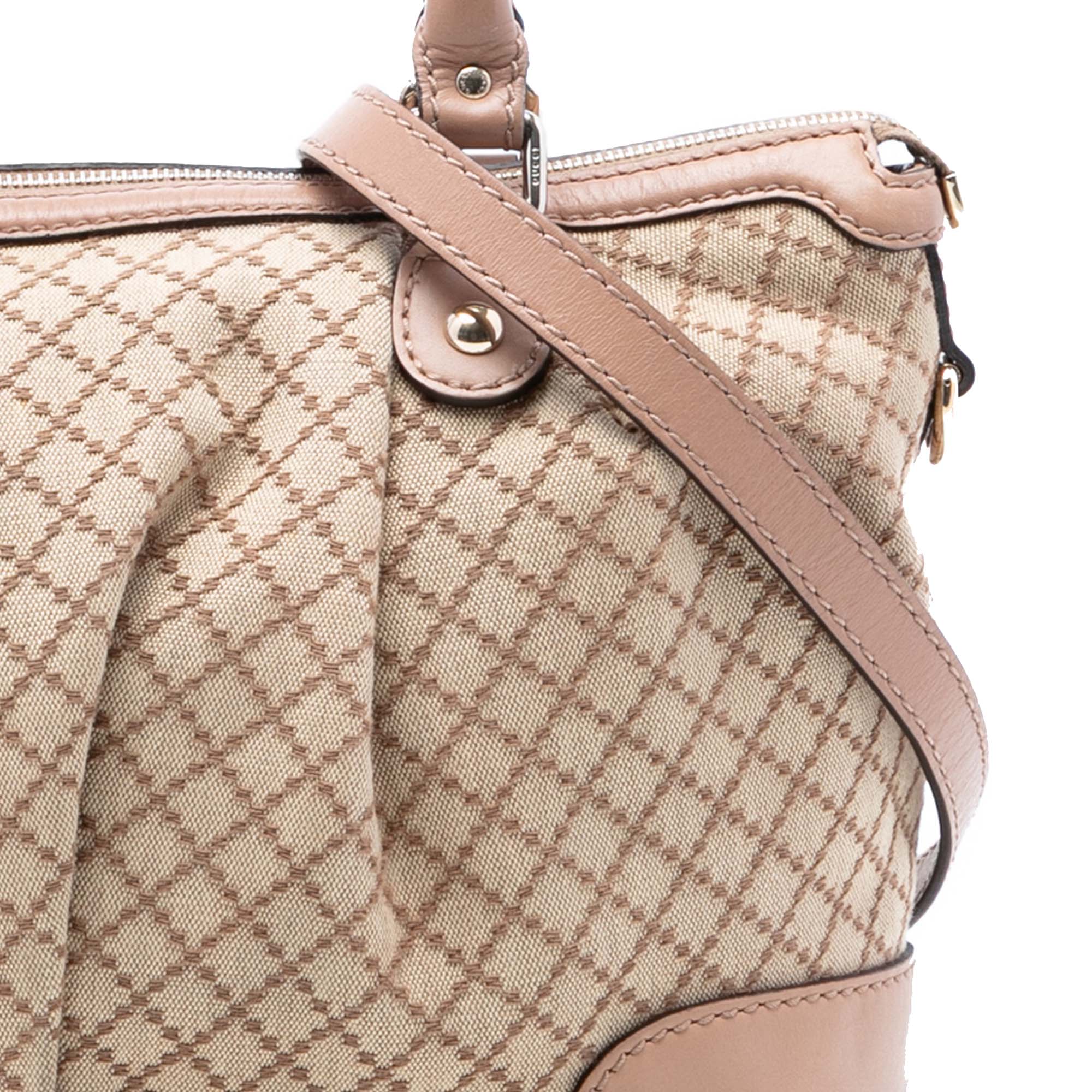 Diamante Canvas Sukey Satchel - Image 8