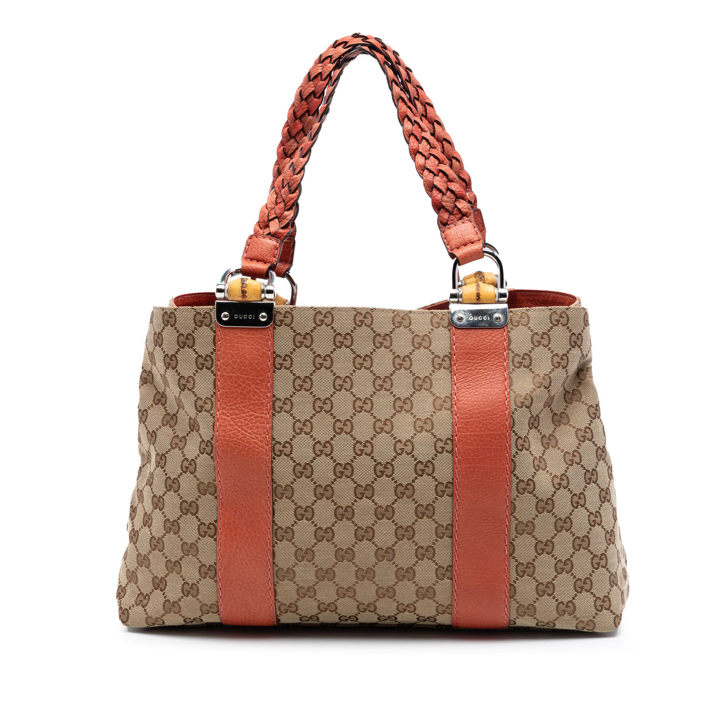 Medium GG Canvas Bamboo Libeccio Tote - Image 1