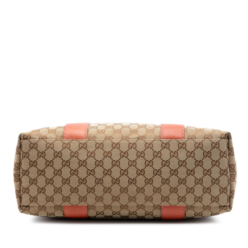 Medium GG Canvas Bamboo Libeccio Tote - Image 3