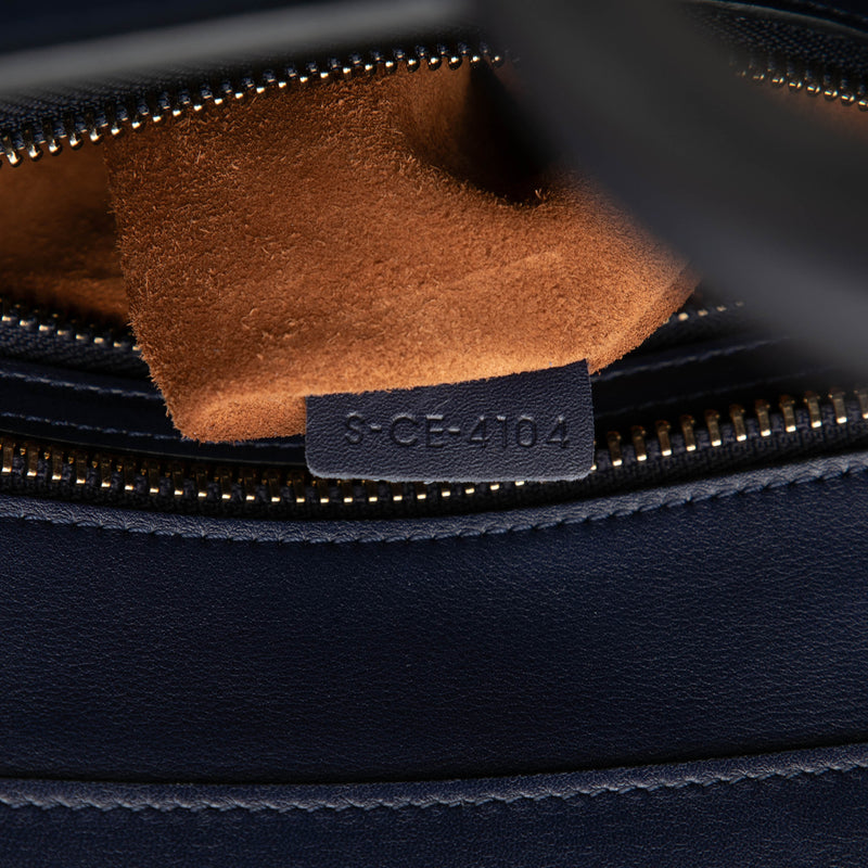 Micro Tricolor Leather Luggage Tote - Image 6