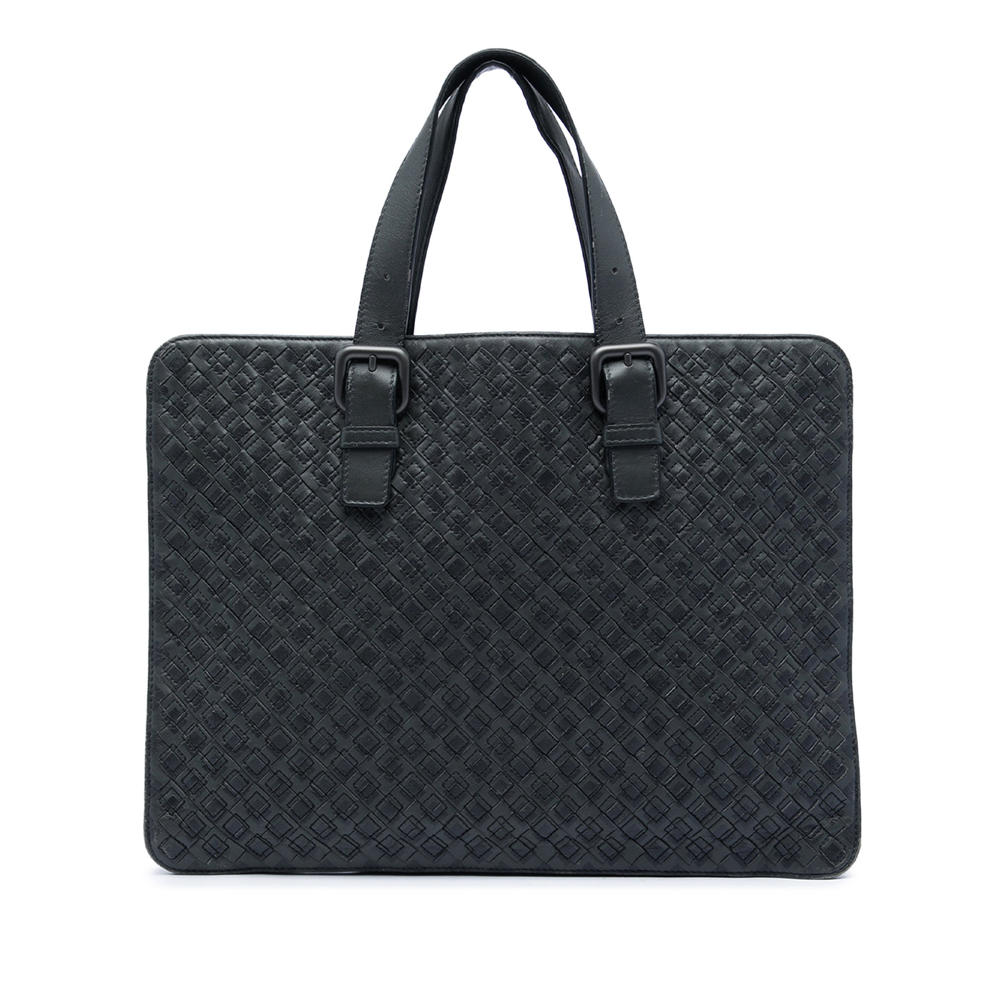 Nappa Intrecciato Stitched Briefcase - Image 1