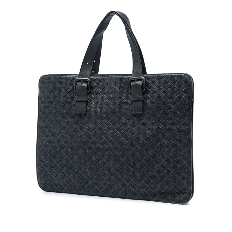 Nappa Intrecciato Stitched Briefcase - Image 2