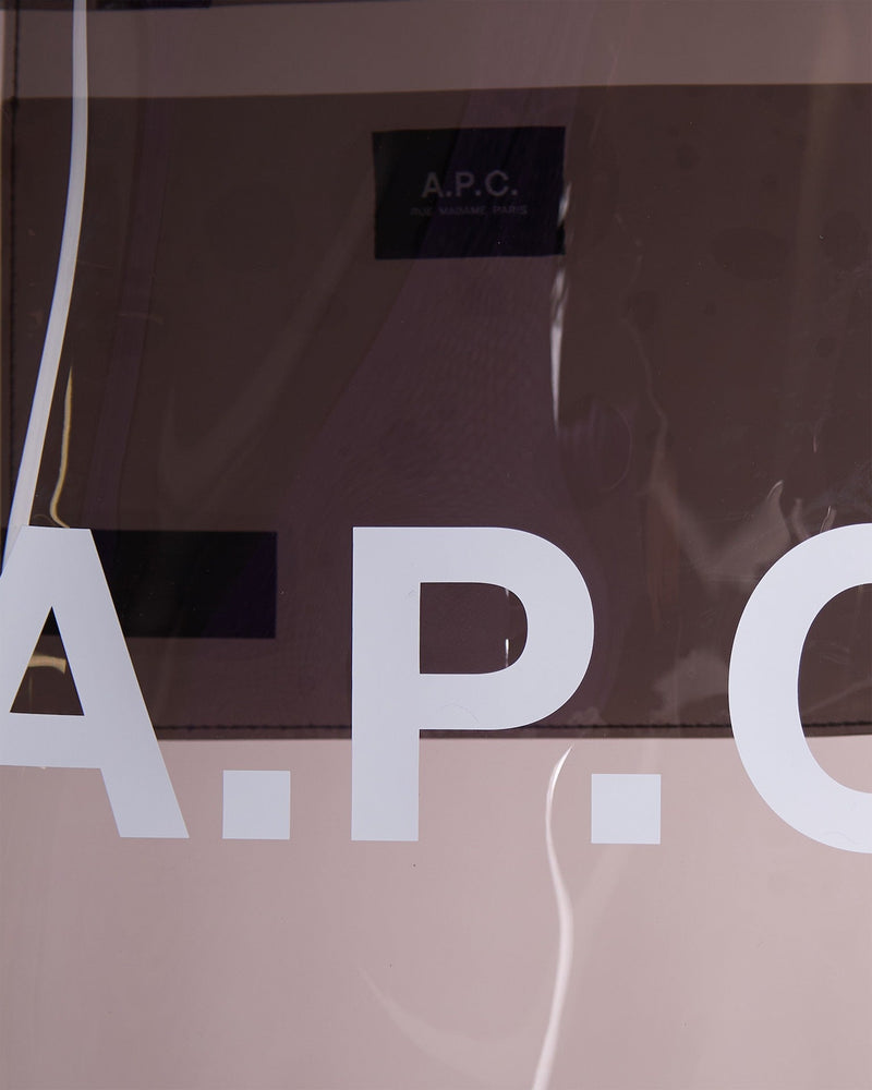 A.p.c. Lou Tote Bag — Gray Thermoplastic Polyurethane