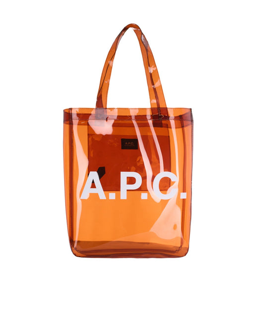 A.p.c. Lou Tote Bag — Orange Thermoplastic Polyurethane