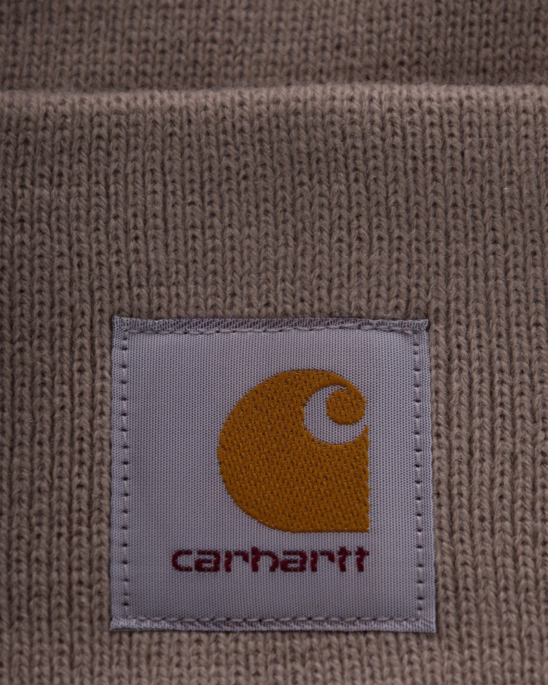 Carhartt Wip I020222 Ribbed Acrylic Beanie — Gray Beanies