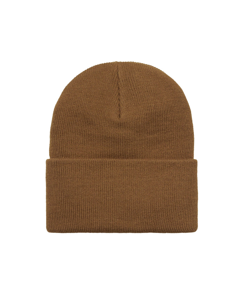 Carhartt Wip I020222 Rib-Knit Acrylic Beanie — Brown Beanies