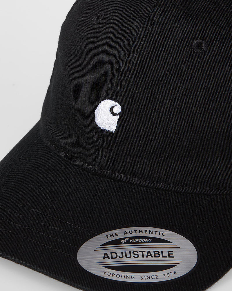 Carhartt Wip I023750 Baseball Cap — Black Cotton Twill Caps