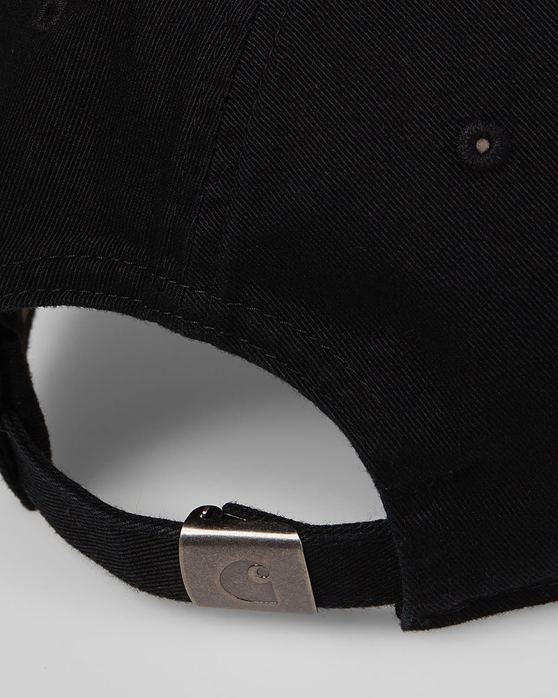 Carhartt Wip I023750 Baseball Cap — Black Cotton Twill Caps