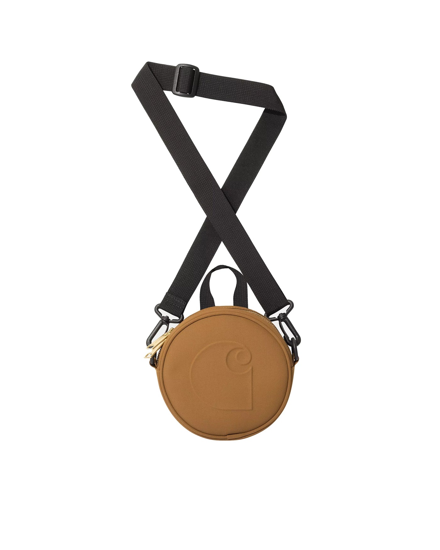 Carhartt Wip Crossbody Bag — Brown Nylon Canvas