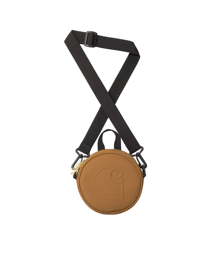 Carhartt Wip Crossbody Bag — Brown Nylon Canvas
