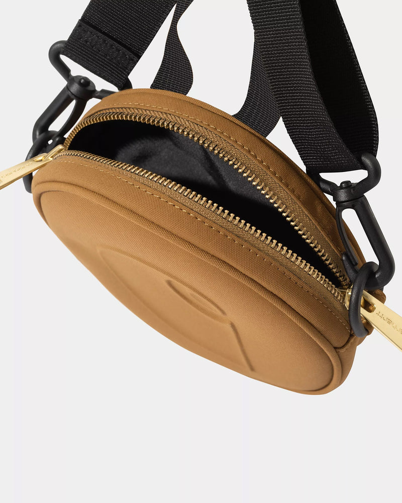 Carhartt Wip Crossbody Bag — Brown Nylon Canvas